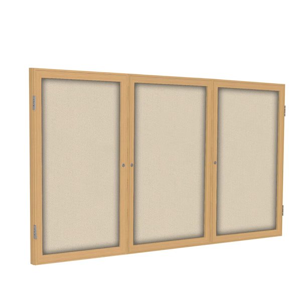 Enclosed Fabric Bulletin Board 48x72